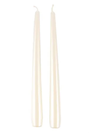 2 bougies flambeaux 'Irises' Pas Cher